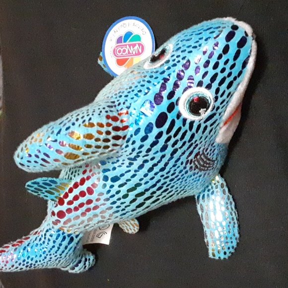 Nanco Colorful Shark Plush New - Picture 3 of 3